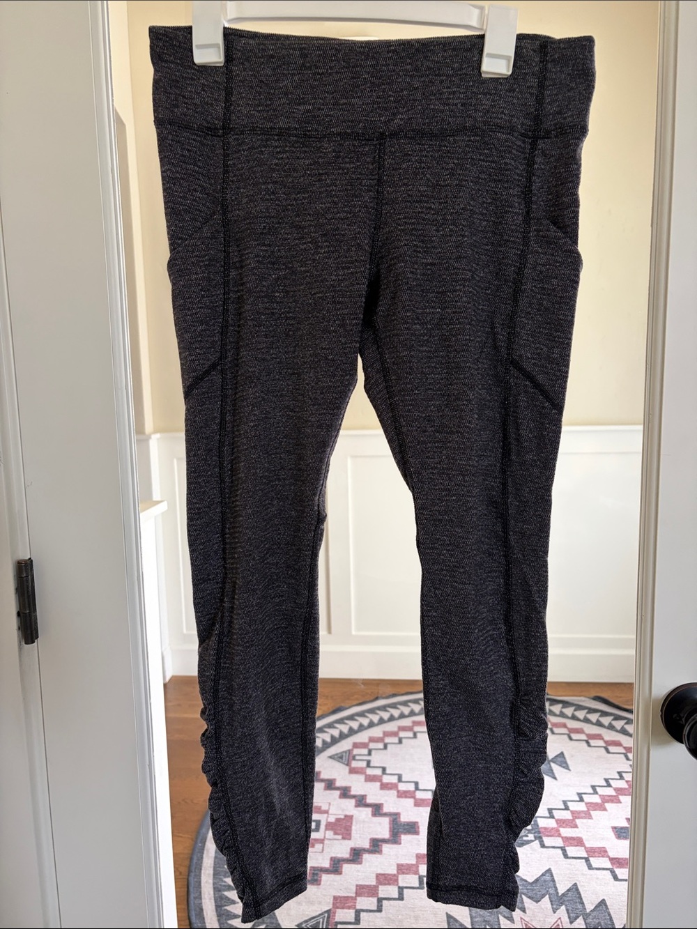 lululemon athletica Dark Heather Black Leggings